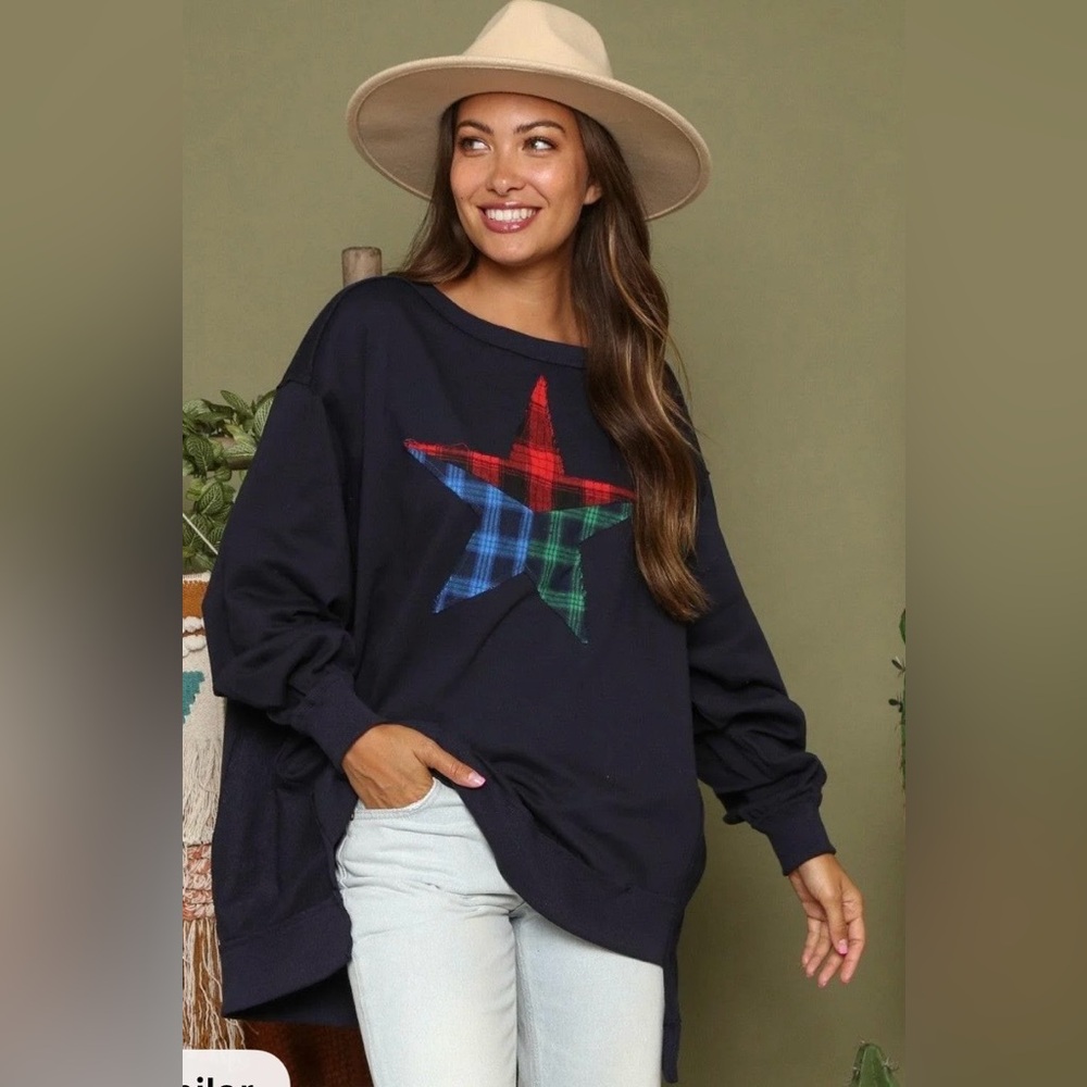 Nwot Fantastic Fawn Star Sweatshirt